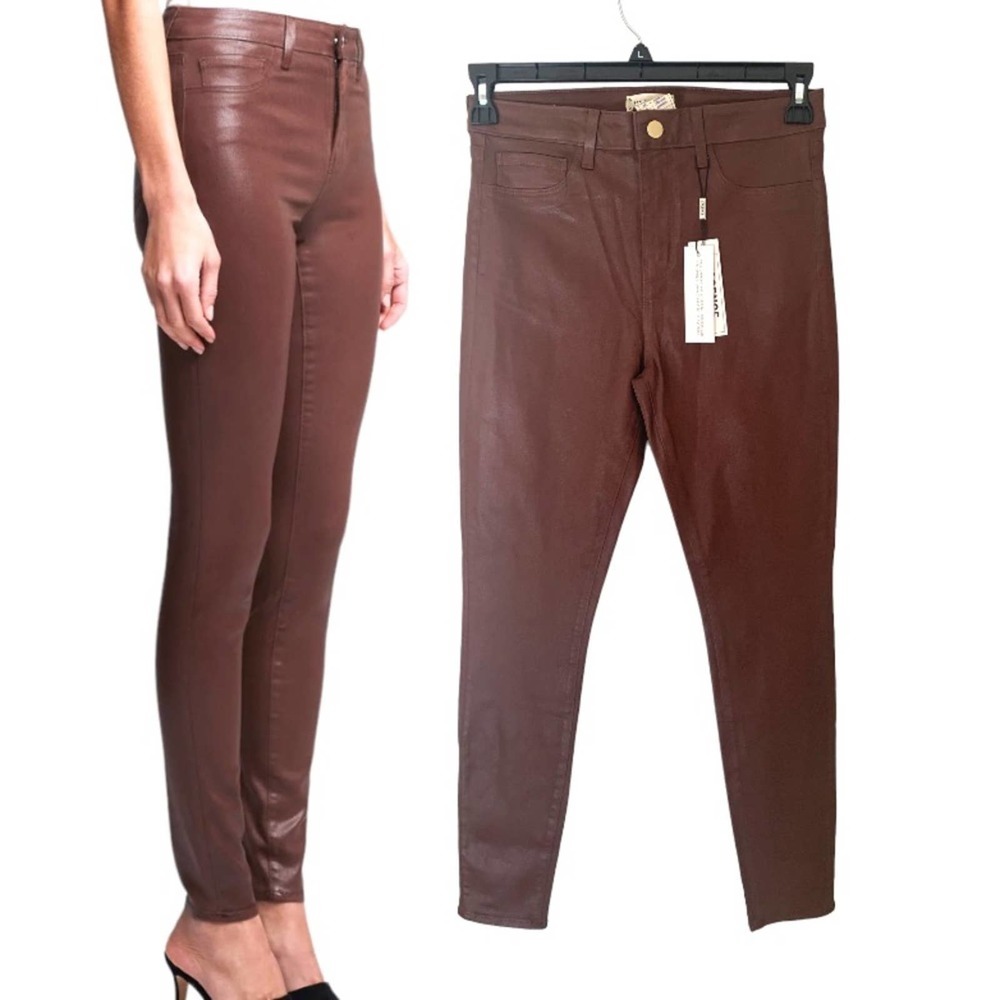 NWT L’agence Size 29 Marguerite Dark Mocha High Rise Skinny Jeans